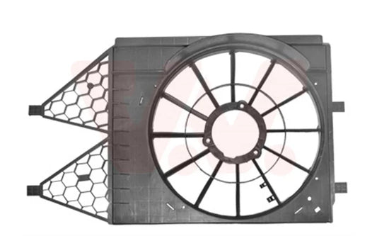 Ventilator kader 1.2i / 1.4i / 1.6i zonder airco geschikt voor Polo 6R 2009-2014