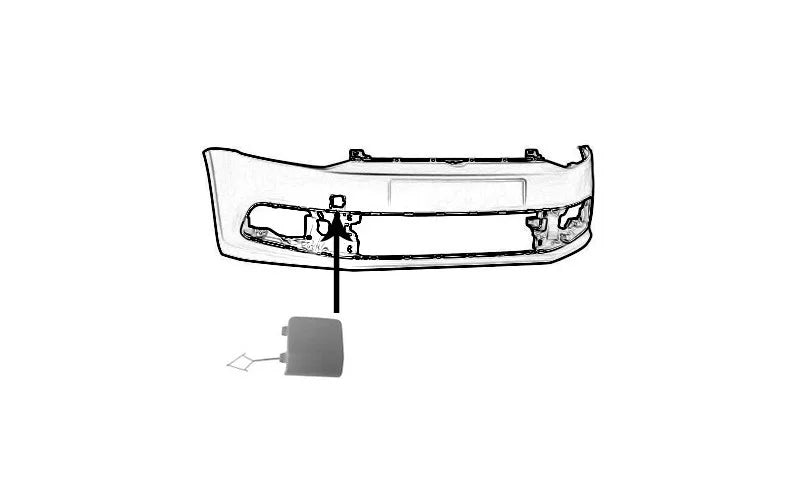 Sleepoog kapje voor geschikt voor Polo 6C 2014-2017