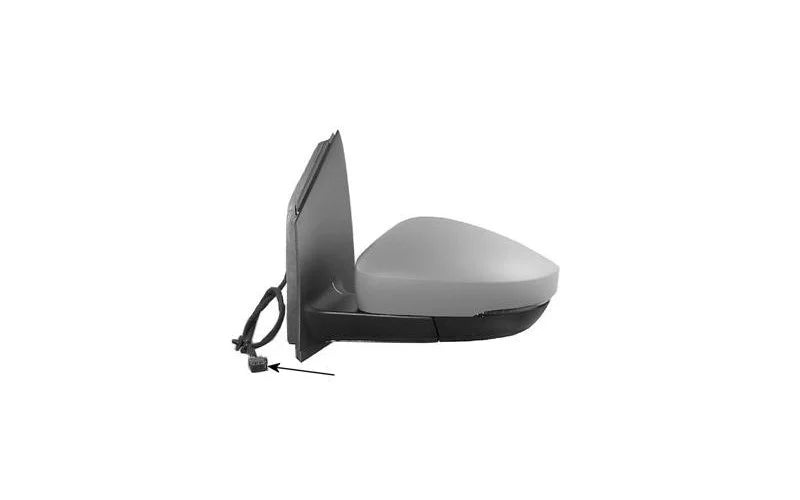 Buitenspiegel volledig links primer asferisch geschikt voor Polo 6R 2009-2014