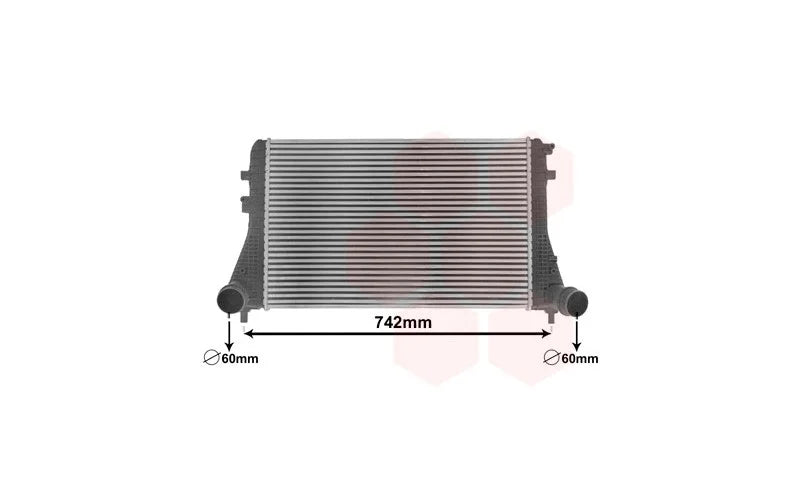 Intercooler geschikt voor Golf 7/passat/tiguan/T-roc/Leon/A3/