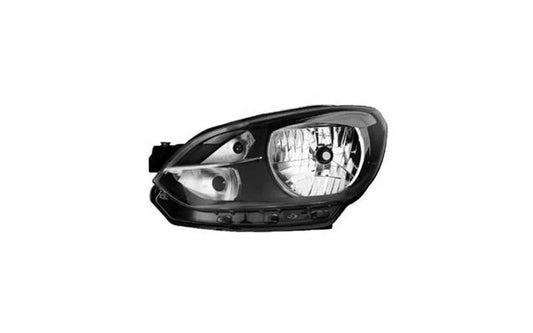 Koplamp links H4 zwart met elek. motor geschikt voor Up! 2012-2016