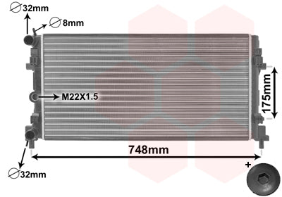 A1 Radiator 1.2 TFSi / 1.4 TFSi CAXA CNVA CPTA / 1.6 TDi