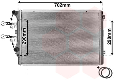 A3 Radiator 2.0 TFSi CCZA