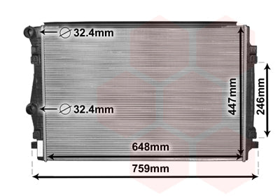 A3 Radiator 1.4 TFSi HD / 1.4 TFSi e-tron / 1.5 TFSi HD / 2.0 TDi HD