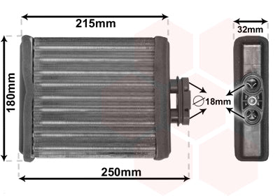 A1 Radiator kachel
