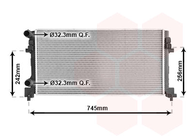 A3 Radiator 1.2 TFSi / 1.6 TDi brazed
