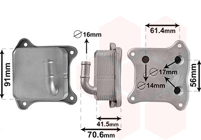 A1 Oliekoeler voor motor 1.2 TFSi