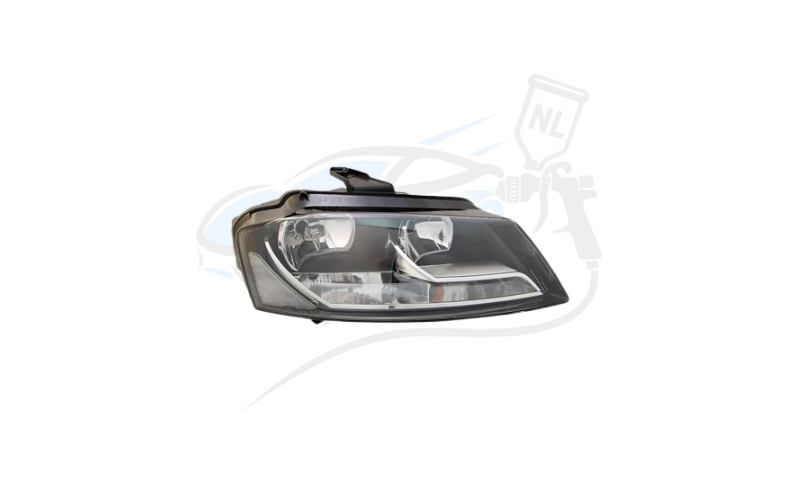 A3 Dubbele koplamp rechts H7+H7 met elek. motor