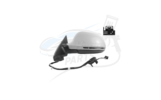 A3 tot 2010 Buitenspiegel elektrisch volledig links 3 D primer verwarmd asferisch 8 pin