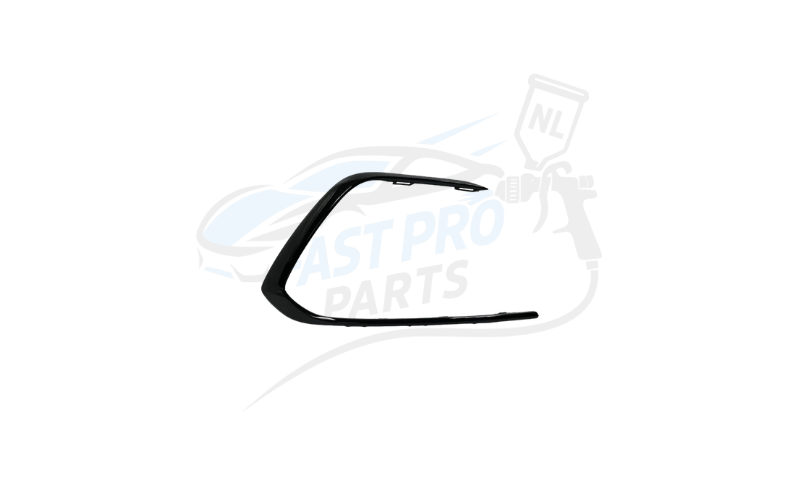 Mistlamp strip rechts hoogglans zwart geschikt voor Golf 8 R-line 2020+