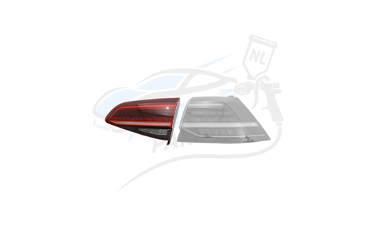 Achterlicht binnen rechts led donker rood geschikt voor Golf 7.5 2017-2020