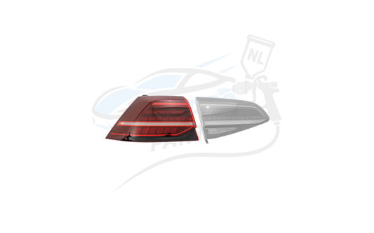 Achterlicht buiten links led donker rood geschikt voor Golf 7.5 2017-2020