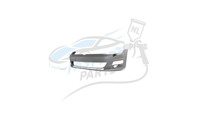 Voorbumper in primer met gaten voor koplampsproeier geschikt voor Golf 7 2012-2017