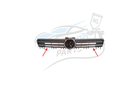 Grill sierrooster highline met chroom voor wagens met xenon koplampen geschikt voor Golf 7 2012-2017
