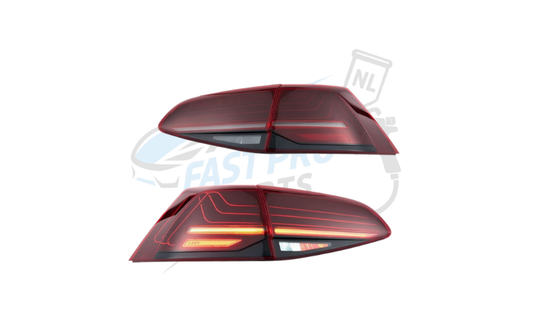 LED dynamische achterlichten LASER uitvoering geschikt voor Golf 7/7.5 2012-2020