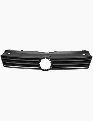 Grill sierrooster mat zwart met chroom R-look geschikt voor Polo 6C 2014-2017